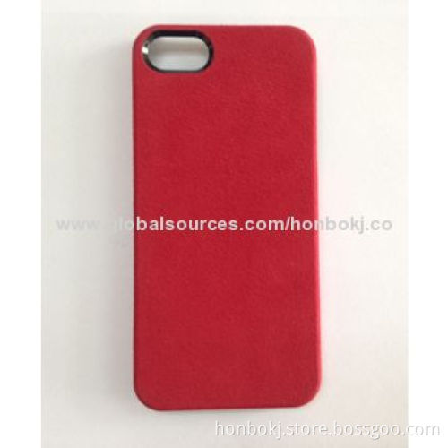 new fashion IMD PC case with good handle Microfiber surface for iPhone 5s